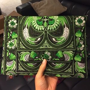 Handmade embroidered Thailand Clutch